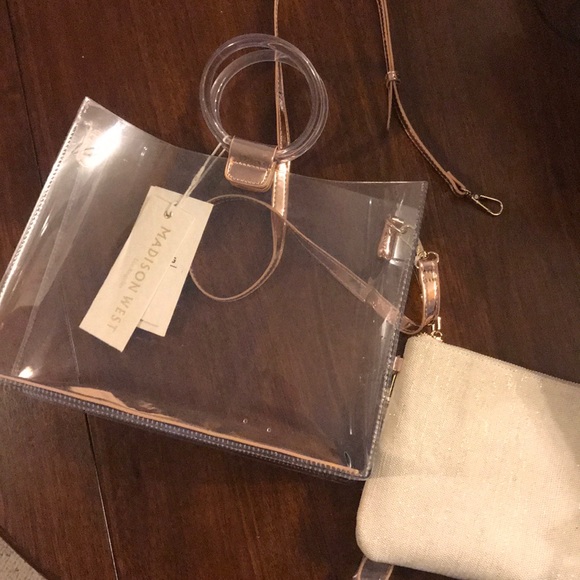 Madison west the perfect clear bag Clearance